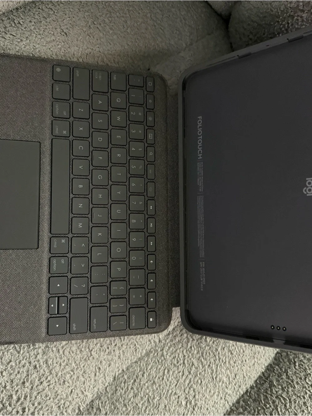 Logitech Folio Touch Keyboard Case - Dark Gray